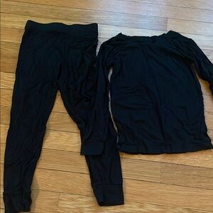 Black Long Sleeve Little Sleepies PJ’s